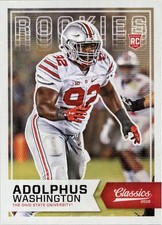 2016 Classics #226 Adolphus Washington RC - FB