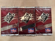 Lot Of 3 2008 UPPER DECK SPX YANKEES BASEBALL LEGACY SEALED PACKS - AUTO/MEM PER