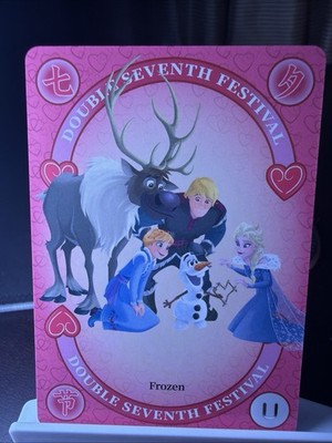 2024 Kakawow Disney Festivals Joy Frozen Double Seventh U BCN-27 Elsa Anna Olaf