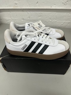 Adidas VL COURT 3.0 Casual Lifestyle Sneakers Donna Bianco/Nero TG 8.5 ID8797