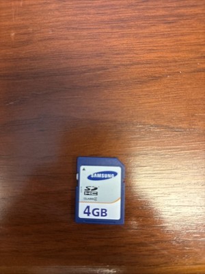 Samsung 4 GB SDHC Memory Card For Cameras, Computers And More