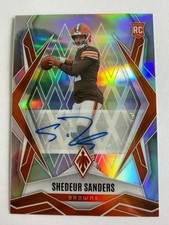 2025 Panini Phoenix Shedeur Sanders Rookie Refractor Auto /199