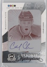 2010 The Cup Masterpieces Printing Plate Magenta Framed 1/1 Colby Cohen Auto 4p5