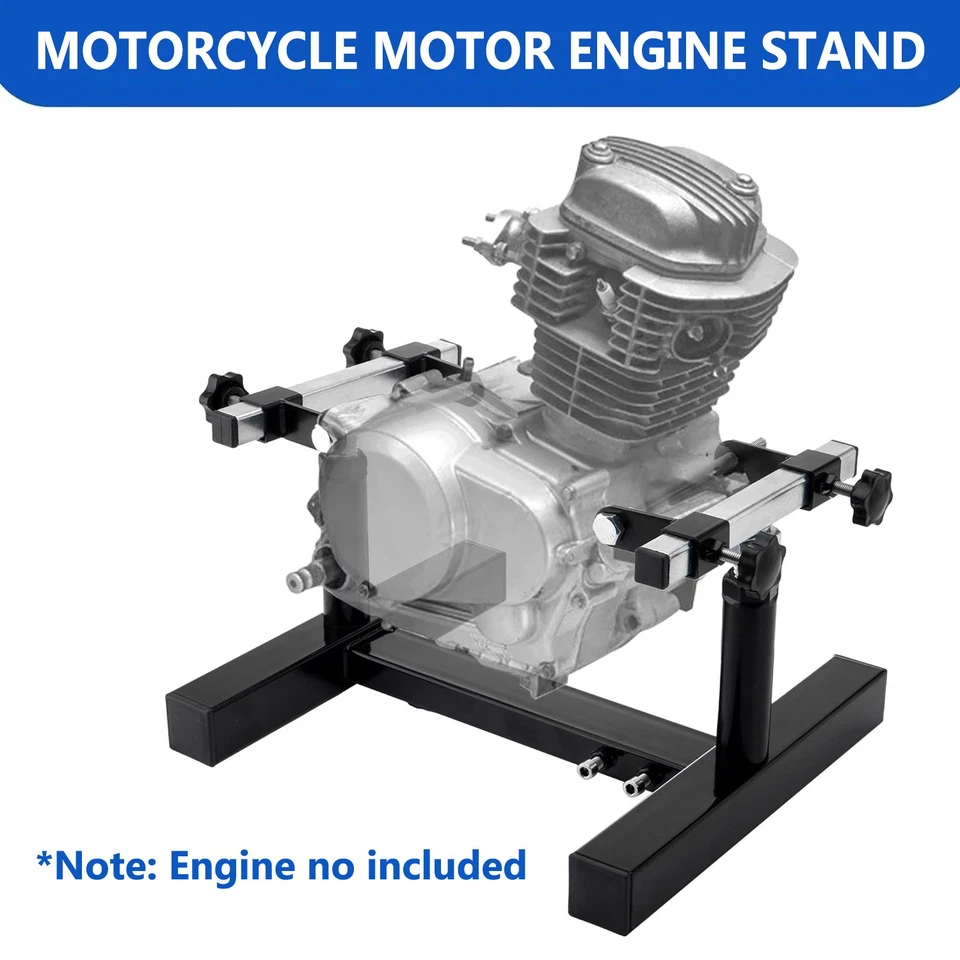 Soporte de motor de motocicleta de alta resistencia para reparación de motores monocilíndricos de 50-500 cc Foto 4 de 4