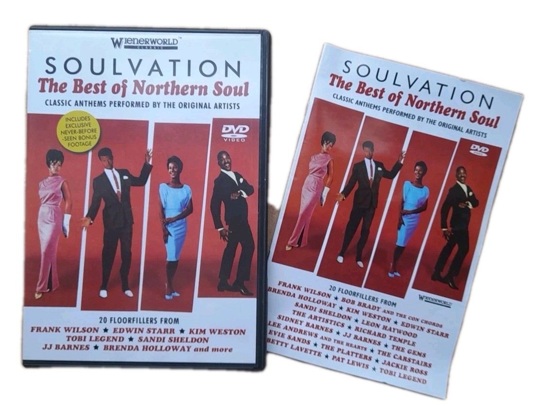 Soulvation The Best Of Northern Soul DVD 20 Track Original Classic Dance Music