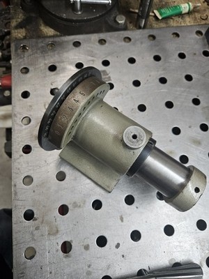 5C Spin Index Fixture for Collet Holding with Graduated Index Dial