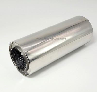 Exhaust Resonator 6'' x 3'' x 10'' Universal Silencer Muffler Weld On Stainless
