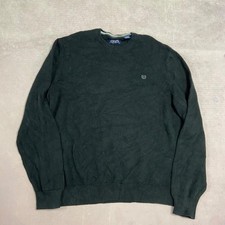 Chaps Knitted Jumper Pullover Knit Sweater With Embroidered Logo Men's 2XL