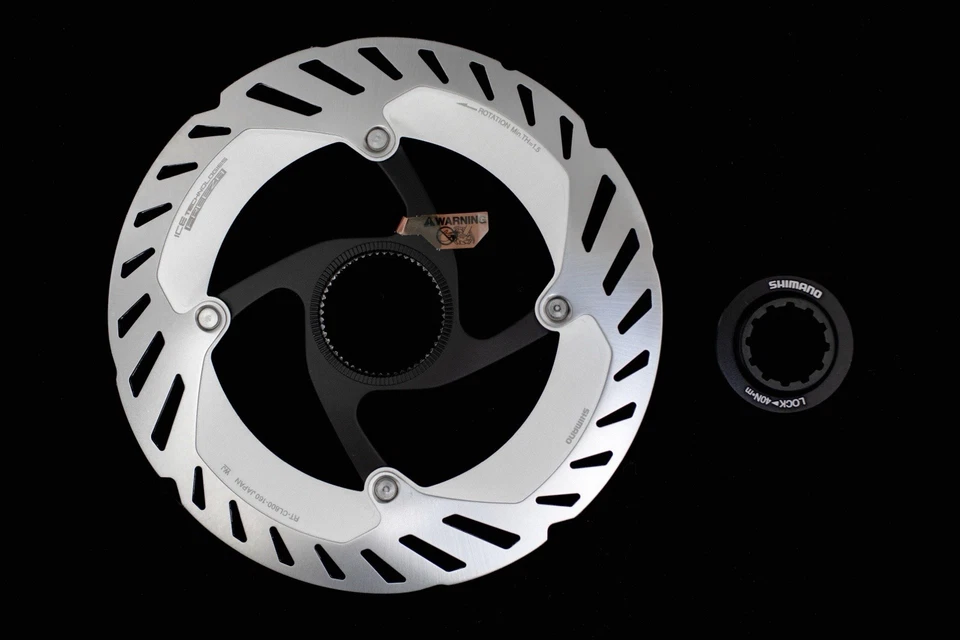 2 X Shimano RT-CL800 Disc Brake Rotor with Lockring 160mm -New - Image 2 of 4