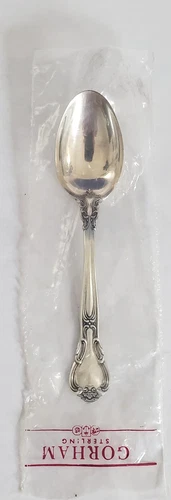 Gorham CHANTILLY Sterling Silver TEASPOON - 5 7/8" - New in Package