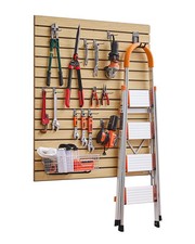 VEVOR Panneaux Muraux Lattes MDF Modulaire Rangement Outils Garage 1220x1220 mm