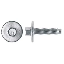Class 9.8, Structural Bolt, 28 mm, Zinc & Yellow Plated Steel, Hex Washer Head