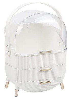 Multifunktion Schminkkoffer Staubdicht Kosmetik Aufbewahrungsbox, Organizer Hautpflege