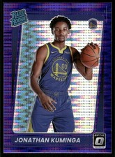 2021-22 Donruss Optic #190 Jonathan Kuminga Purple Pulsar Rated Rookie