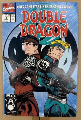 Marvel Comics DOUBLE DRAGON Issues #1-5 Ungraded Raw Good+ Condition!!