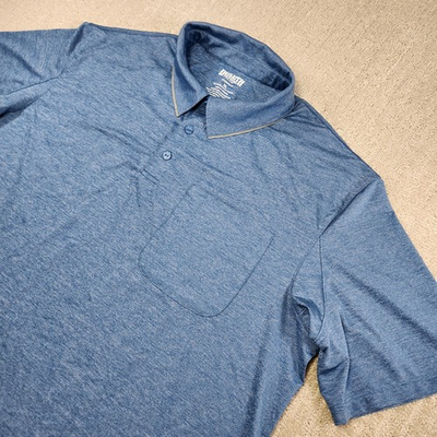 #ad Duluth Shirt Men XL Pressure Cooker Polo Standard Fit Blue Quick Dry Performance $24.99