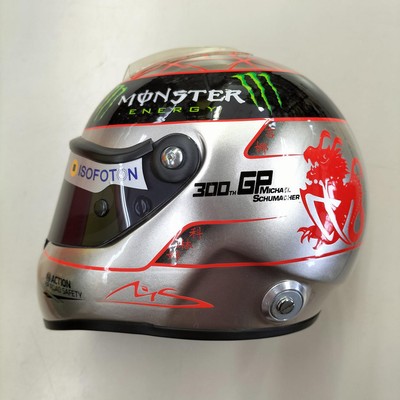 schuberth 1/2 scale helmets SCHUBERTH 1/2 Scale Helmet F1 Mercedes 300th GP 2012 Michael Schumacher