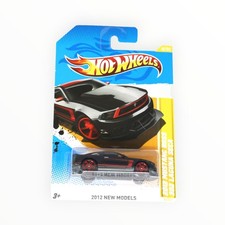 Hot Wheels 2012 Mustang Boss 302 Laguna Seca 8247 - Black - 2012 Mainline A