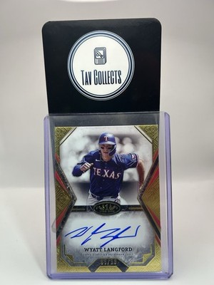 2025 Topps Tier One - Wyatt Langford - Tier One Talent Autograph /99