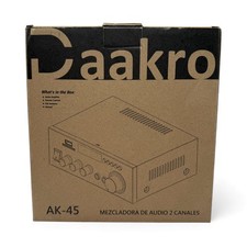 Daakro AK45 Stereo Audio Amplifier 300W Home 2 Channel Wireless Bluetooth 5.0