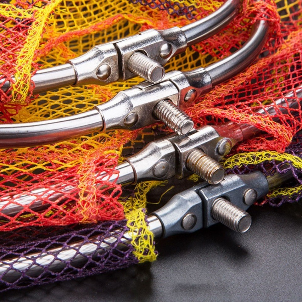 Fishing Landing Net Soft Protective Mesh Protects Fish Scales And Fins ...