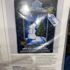 NEW Mary Maxim Christmas Peaceful Night Wall Hanging.  13.5”x20.5”. XMAS-2