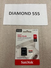 SanDisk Ultra PLUS 256GB microSDXC UHS-I Card With Adapter  0343