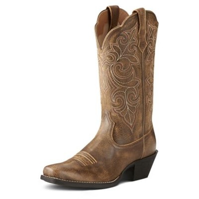 10021620 ARIAT WOMEN'S ROUND UP SQUARE BOOT - SIZE 8.5 - VINTAGE BOMBER