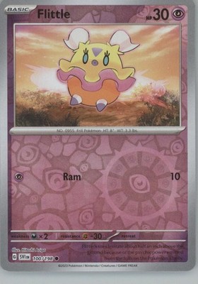 Flittle 100/198 Common Scarlet & Violet Reverse Holo Lightly Played