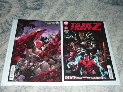 TASK FORCE Z #1 COMIC LOT KIRKMAN & WALMART VARIANT CVR HIGH GRADE  DC AWESOME