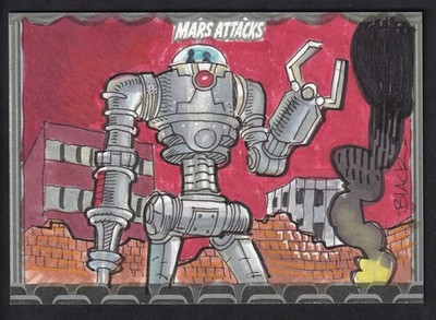 Topps Mars Attacks Uprising 2021 - Cinema Sketch Card - Artist Dana Black
