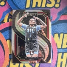 2025 Panini Select WNBA - Te-Hina Paopao RC #124 - Premier Level Silver Prizm