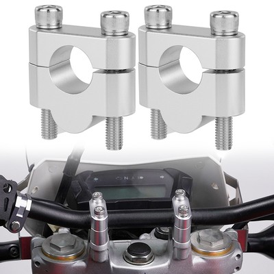 Handlebar Mount Clamp Riser Adapter Fit For Aprilia Dorsoduro 900 2017-2024