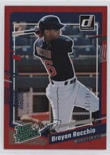 2023 Panini Donruss Rated Prospect Holo Red 746/2023 Brayan Rocchio #70 0g4