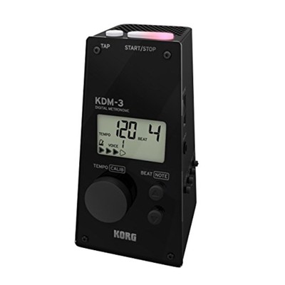 Korg KDM-3-BK schwarzes Metronom mit Sendungsnummer neu aus Japan