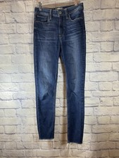 Paige Jeans Women  s Size 25 Skinny Fit Stretch Dark Wash Premium Denim USA Made