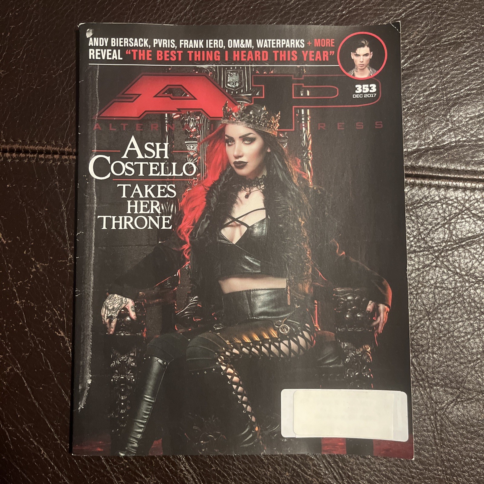 Alternative Press AP Magazine December 2017 353 Ash Costello Pvris Waterparks