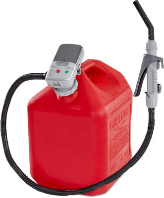 Deway Automatic Fuel Transfer Pump with Nozzle for Flow Control & Stop, Fits Mos