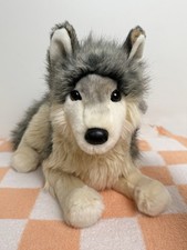 1845 Smoke Wolf Dlux DELUXE Plush Dog Douglas Cuddle Toys New Wolve