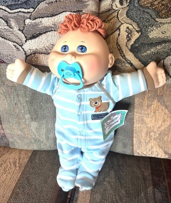 2008 Babyland General Baby, Red tuft of hair,  blue eyes, Pacifier, great cond