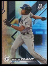 Tristan Pompey 2019 Bowman Platinum Top Prospects Purple #/250 Card!!