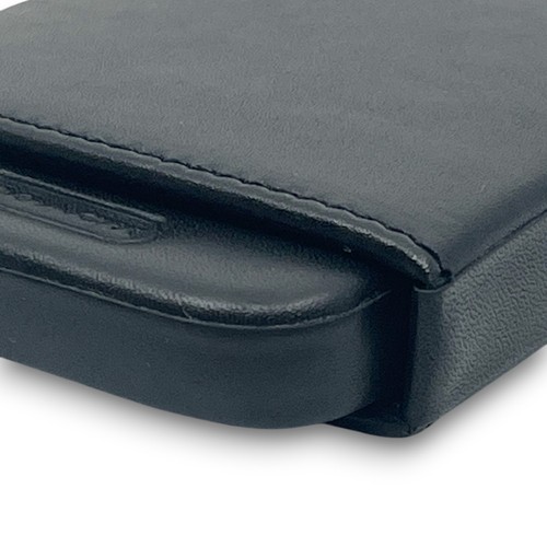 Coach Structured Business Card Holder 4568 Black Leather w/ Box - Picture 18 of 23