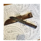 WW2 Camillus NY USN Mark 2 Military fighting combat Knife/W Leather Sheath.