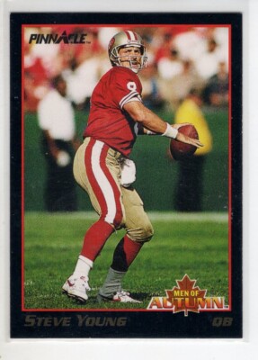 1993 SCORE PINNACLE STEVE YOUNG FOOTBALL CARD #25 EX