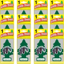 12 Count Little Trees Royal Pine Scent Hanging Car & Home Air Fresheners 