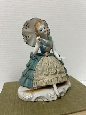 Dresden Style Lady With Parasol Consco Japan