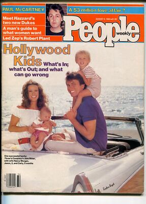 MAG: People 8/9/1982-John Ritter-Robert Plant-Paul McCartney-Heather Thomas-FN