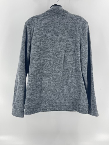 Adidas Youth Kids Gray 1/4 Zip Sweatshirt Jacket Pockets Size 16/20 - Picture 5 of 14