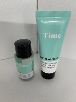 proWIN TIME TONIC 20ml Gesichtswasser + CLEAR WASHGEL 20ml Reinigungsgel NEU