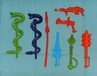 vintage heman HE-MAN MOTU PARTS WEAPONS LOT #150